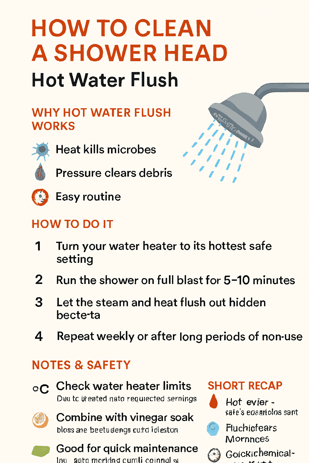 bacteria lives in your shower head and how to clean it safely