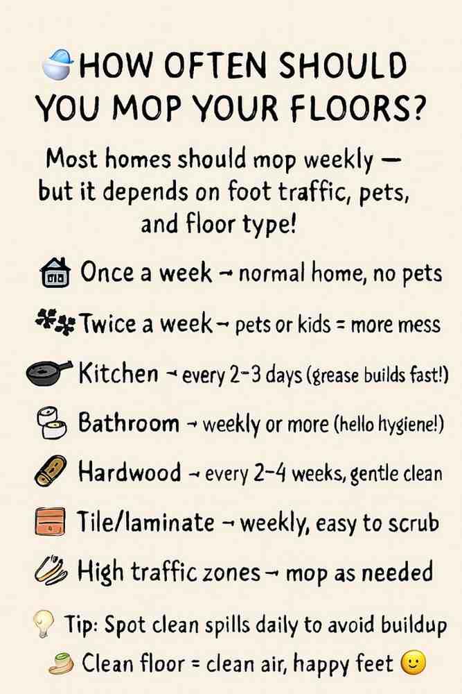 How Often Should You Mop Your Floors: Expert Cleaning Tips